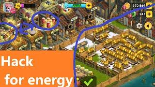 Hack - cheat for energy - Klondike adventures - Как быстро получить энергию)