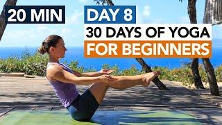 20 Min Morning Yoga Routine (Day 8) 30 Days of Yoga For Beginners