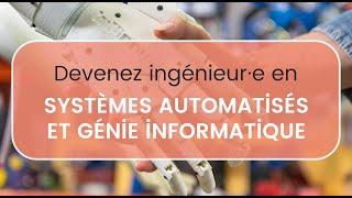 Devenir Ingénieur·e en Systèmes Automatisés & Génie Informatique - Polytech Angers