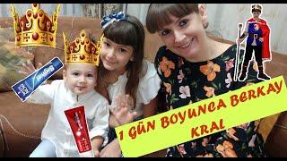 KRAL BERKAY BİR GÜNÜMÜZÜ YÖNETİYOR   Elif ile Eğlenceli Video #EvdeKal #SendeOyna