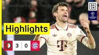 Feyenoord Rotterdam - FC Bayern München | UEFA Champions League | DAZN Highlights