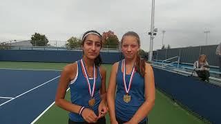 Olentangy Liberty's Maddie Atway and Dani Schoenly