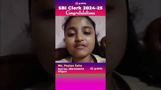  Ms  Papiya Saha SBI Clerk 2024-25!  | His Journey to Success & Dream Job #sbiclerk
