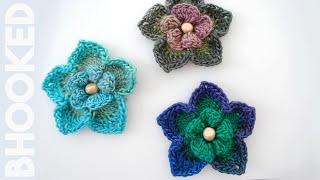 How to Crochet a Flower that's 3D