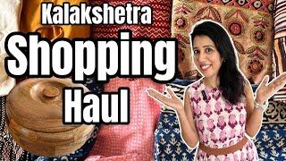 Chennai Kalakshetra Shopping Haul | What I Bought from Exhibition