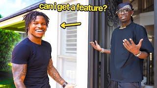 Asking Famous Rappers For A FEATURE!