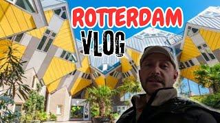 ROTTERDAM'DA İLK GÜNÜM | ERASMUS BRİDGE | KÜP EVLER ROTTERDAM GEZİLECEK YERLER