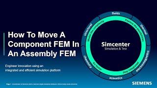 How To Move A Component FEM in An Assembly FEM