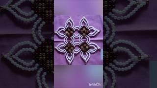 #viralvideo#diy#motiwork #craft#beadedflower#beadwork#viraltrend #beautiful #song #rangolidesigns