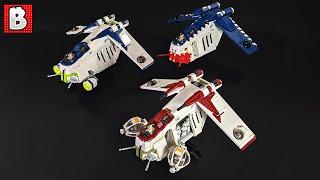 Most Best Republic Gunship LEGO Models! Custom Episode Two, Clone Wars, Muunilinst 10
