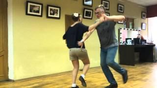 Bluesway 2014 - Lindy Hop Int-Adv Class - Vladimir Ishimov & Kamila Timershina