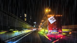 ️Driving on the Tokyo Highway in the rainfor sleep,work,study