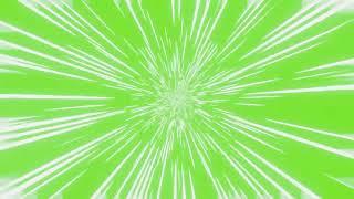 Anime Green Screen Light Speed Effect.