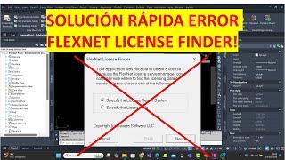 SOLUCIÓN DEFINITIVA: Error FlexNet License Finder en Autodesk 2025| No Más Interrupciones