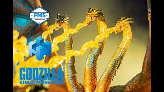 Exquisite Basic Gravity Beams King Ghidorah by Hiya Toys Figure Review #Godzilla #Hiyatoys