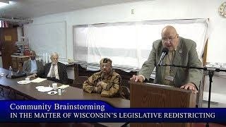 Community Brainstorming: WISCONSIN’S LEGISLATIVE REDISTRICTING