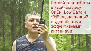 Рации для охоты и рыбалки - тест в хвойном лесу cb, lb и vhf радиостанций с эффективными антеннами