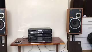 Immaculate Vintage Sony Hi-fi  (Amp, Tuner & Cassette Deck) pairs with Warfedale Linton Speakers?