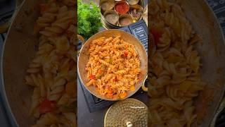 Quick Red Sauce Pasta || #pastarecipe #pasta #recipeoftheday  #pastalover