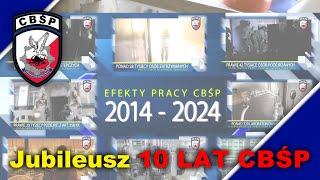 Efekty pracy CBŚP w latach 2014-2024