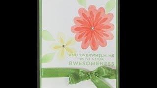 Stampin' Up! Flower Patch Rubber Stamping Technique