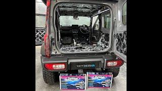 Sound Deadening a Suzuki Jimny with Dynamat Extreme (Timelapse)