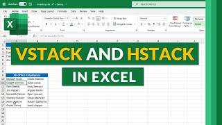 Excel VSTACK and HTSACK -  new Microsoft Excel functions in 2022