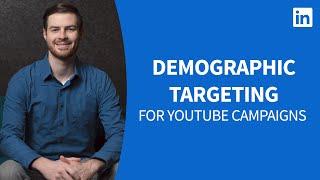 Social Media Marketing Tutorial - YouTube campaign demographics