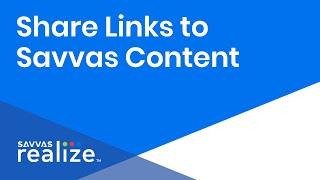 Savvas Realize: Share Links to Savvas Content