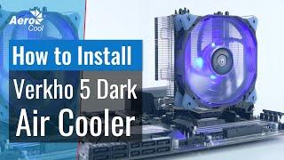 Установка воздушного охлаждения для процессора AeroCool Verkho 4 Dark