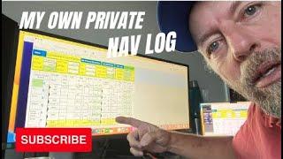 I made my own Private Pilot Navigation Log!