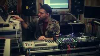 Turkman Souljah Making A beat in The Lab 17