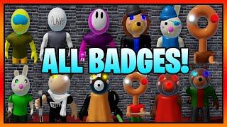 How to get ALL 15 BADGES in PIGGY RP CUSTOMS! || Roblox