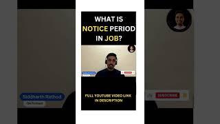 What is Notice period in Job #noticeperiod #softwaretesting #resignation