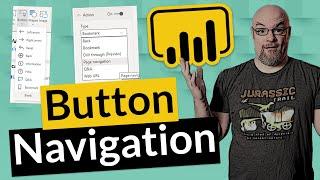 Make navigation easier with Power BI buttons