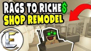 Shop Remodel | Unturned Roleplay Survival (Rags to Riches Reboot #28) - Epic Item Shop (RP)