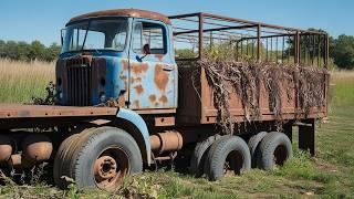 Amazing Restoration Transforms a Giant Rusty and Damaged HUYNDAI Truck Machine to Like New