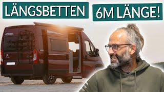 Der beste Kastenwagen für 2 Personen - Längsbetten auf 6m! - Einzelsitz - Pössl Summit Shine 600L