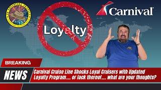 Carnival’s New Loyalty Program Sparks Outrage: Major Changes to All Levels and Qualifications!