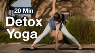 Detox Yoga Flow 20 Min | Stoffwechsel & Verdauung anregen, entgiften & Stress loslassen