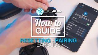 Resetting and Pairing Your JLab True Wireless Earbuds