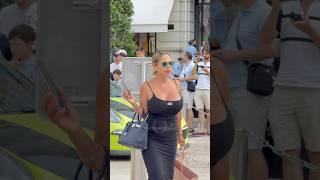 Gorgeous sexy woman walking through Monaco #billionaire #monaco #luxury #trending #lifestyle #fyp