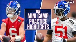 Giants Minicamp Highlights | Jaxson Dart, Abdul Carter| 6/17/25