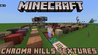 Chroma hills texture pack review in Minecraft