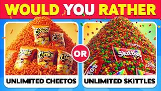 Would You Rather...? Savory Vs Sweet Food Edition  Quiz Blitz