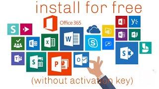 How to install Microsoft office for free (without product key)