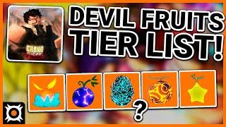 Grand Piece Online (Roblox) - Devil Fruits Tier List: September 2021