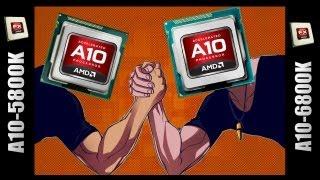 AMD A10-6800K vs A10-5800K APU Quick Benchmarks