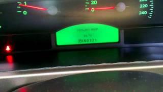 Holden Commodore VX engineering mode dashboard functions buttons parameters digital speedo