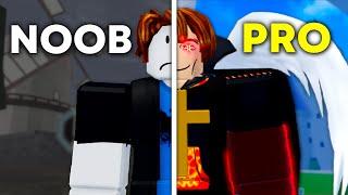 Noob to Pro, but NO ROBUX in Blox Fruits [FULL MOVIE]